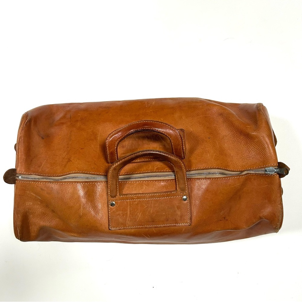 Vintage Leather Duffle bag - Picture 1 of 16